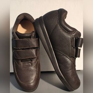 PW Minor Mens Shoes 9 Dark Brown Leather Velcro